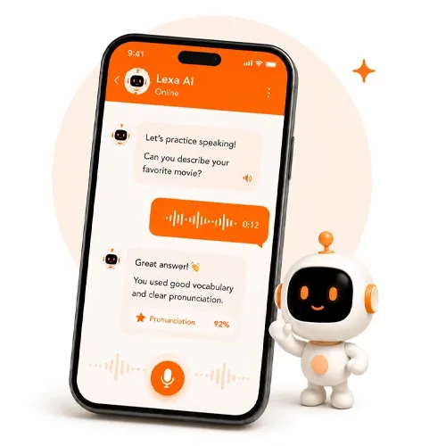 Speaking practice with Lexa AI conversations